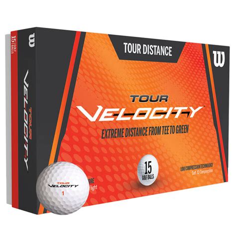 wilson tour velocity golf balls